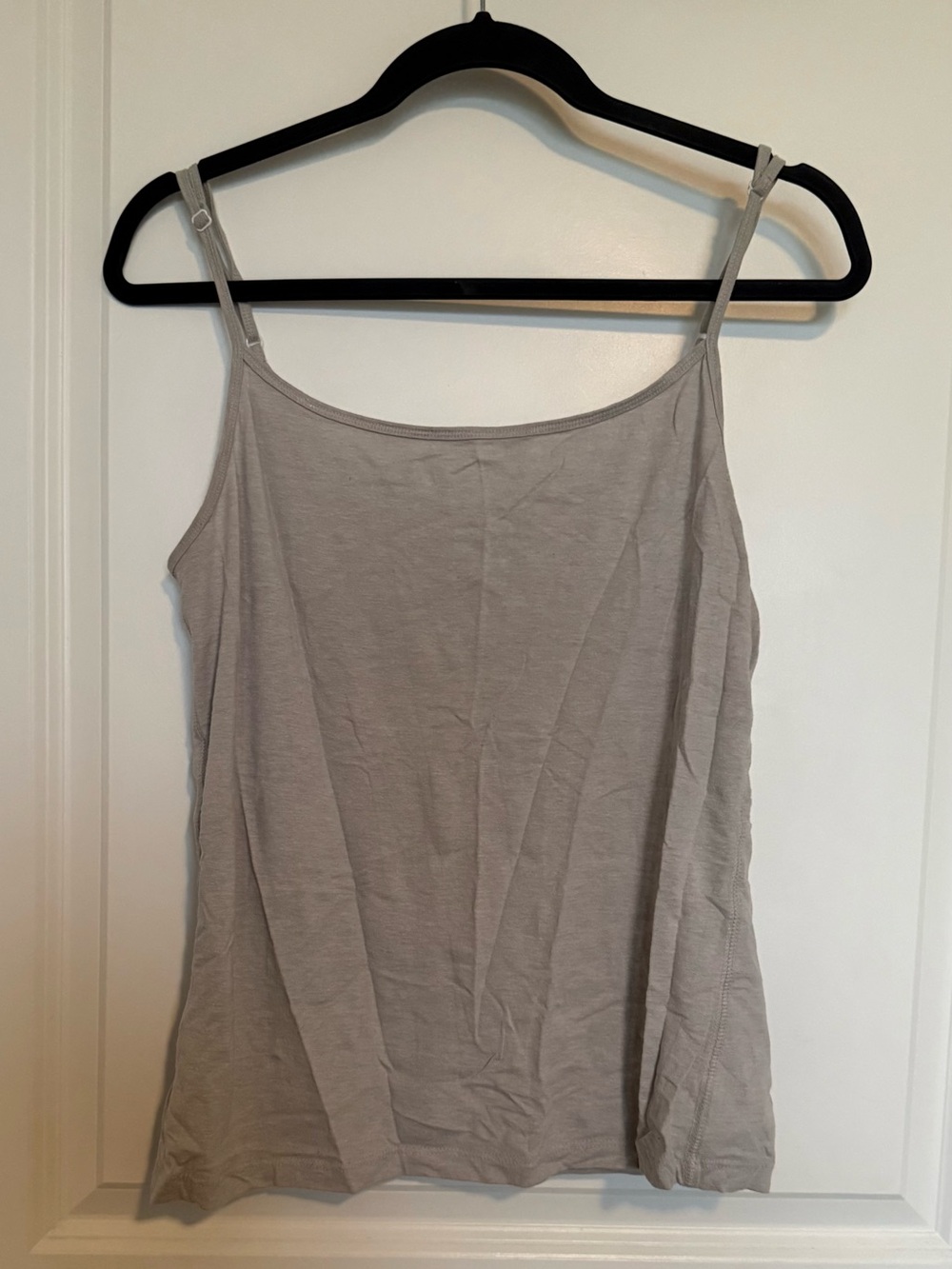 Lilu Light Gray Adjustable Strap Camisole